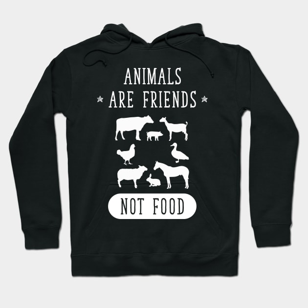 Animals are friends Hoodie by captainmood